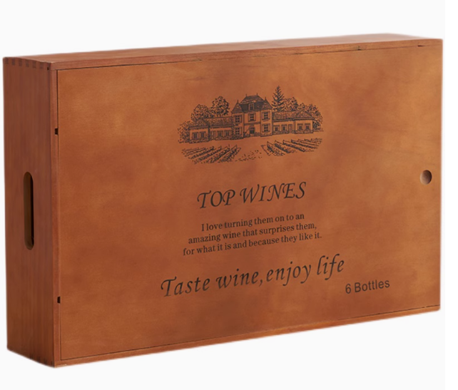 葡萄酒木箱高档礼盒油漆木盒木质红酒盒子工厂直发