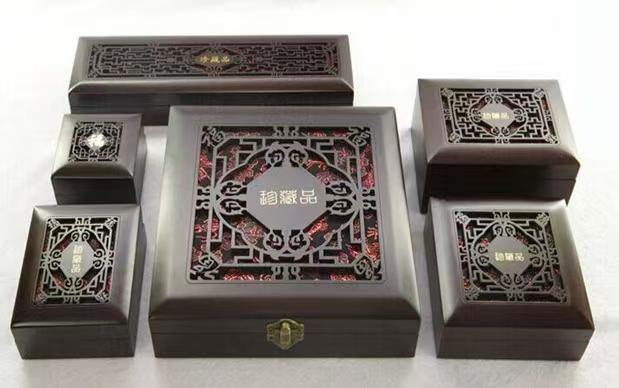 实木珠宝首饰盒木质文玩收纳盒手镯盒手串盒子项链玉镯礼盒包装盒